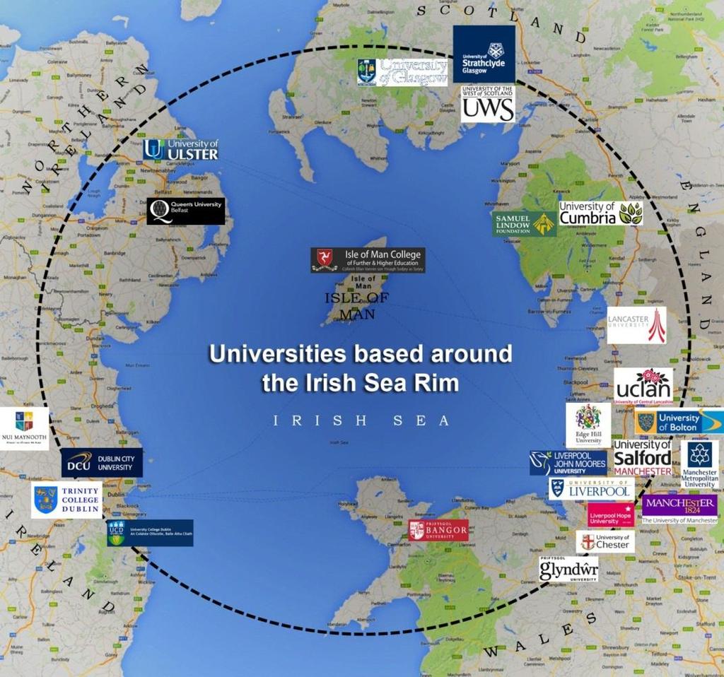 Universities around the Irish