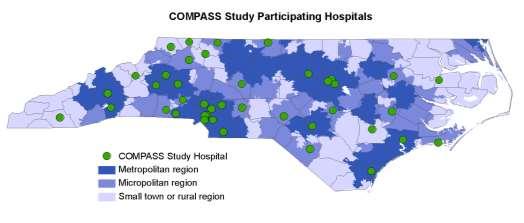 COMPASS Overview Multi-site, pragmatic, clinical trial Stroke patients who go home directly from the hospital COMPASS (combines transitional care and early supported