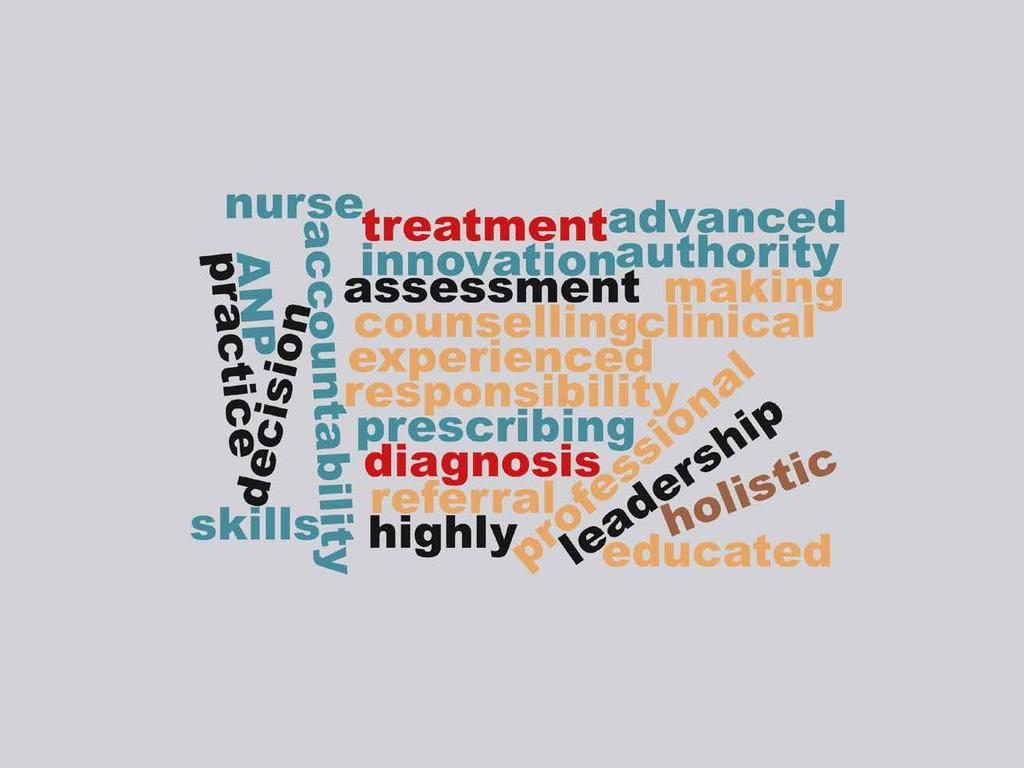 Advanced Level Nursing Practice Section 1: The registered nurse working at an advanced level of practice RCN Standards for