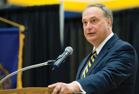 Veteran higher education leader welcomed as new president LAKELAND COLLEGE Dr. Michael A.