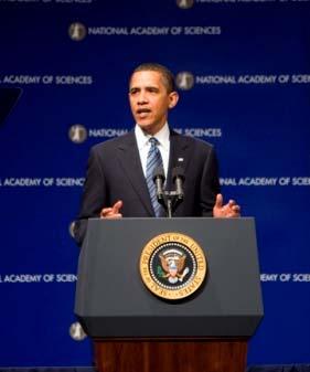 President Obama at the National Academies April 27, 2009 Science and innovation is "more