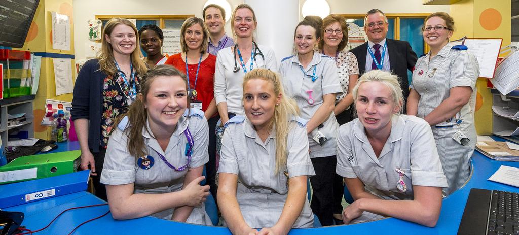 12 People you may see on the ward Staff who wear uniform Ward sister or charge nurse You will recognise them by their navy uniform.