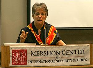 International Security Studies, it also included (left to right) Beth Fisher-Yoshida, Associate Director, International Center for Cooperation and Conflict Resolution, Teachers College, Columbia