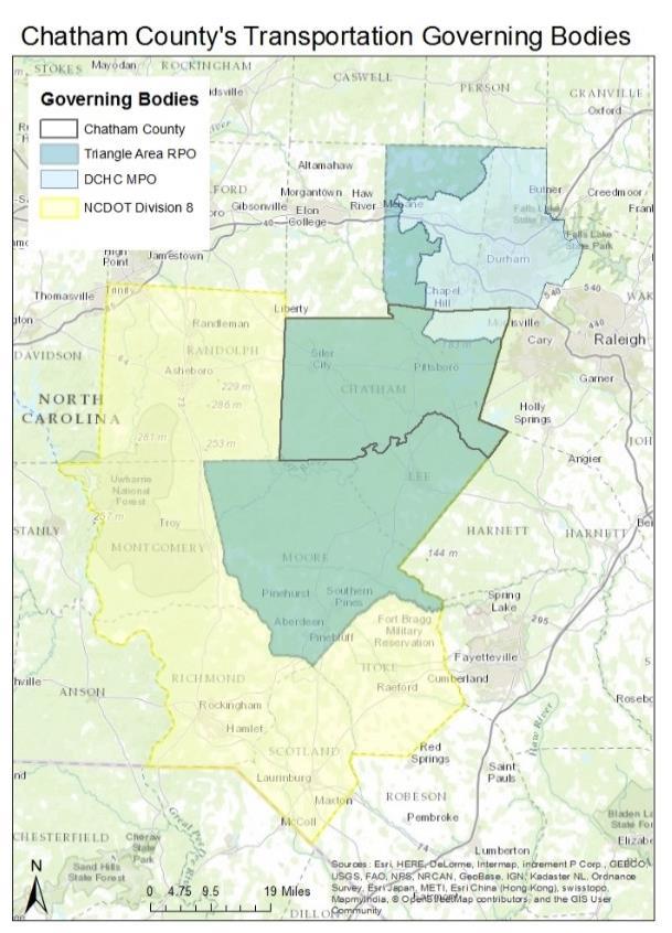 Triangle Area Rural Planning Organization In 2000, North Carolina established rural planning organizations (RPOs) in order to provide non-urbanized communities with a larger collective influence as