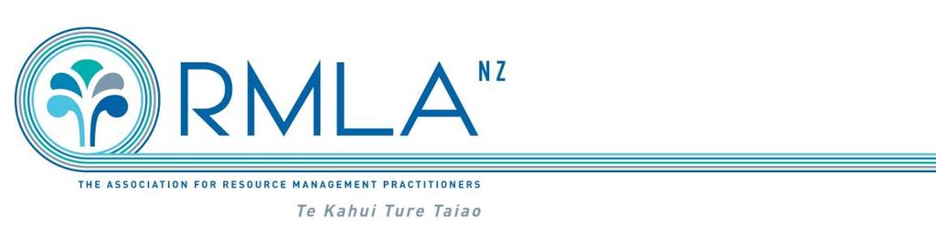 Application Form Page 1 Resource Management Law Association of New Zealand Inc.
