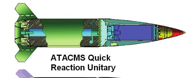 Precision Fires Rocket & Missile Systems (PFRMS) M48/M57 Army Tactical Missile System (ATACMS) Unitary ATACMS Unitary Length: 3.975 m Diameter: 0.