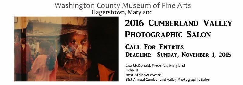 Please give link and deadline with photo WCMFA Call for Art---2016 Cumberland Valley Photographic