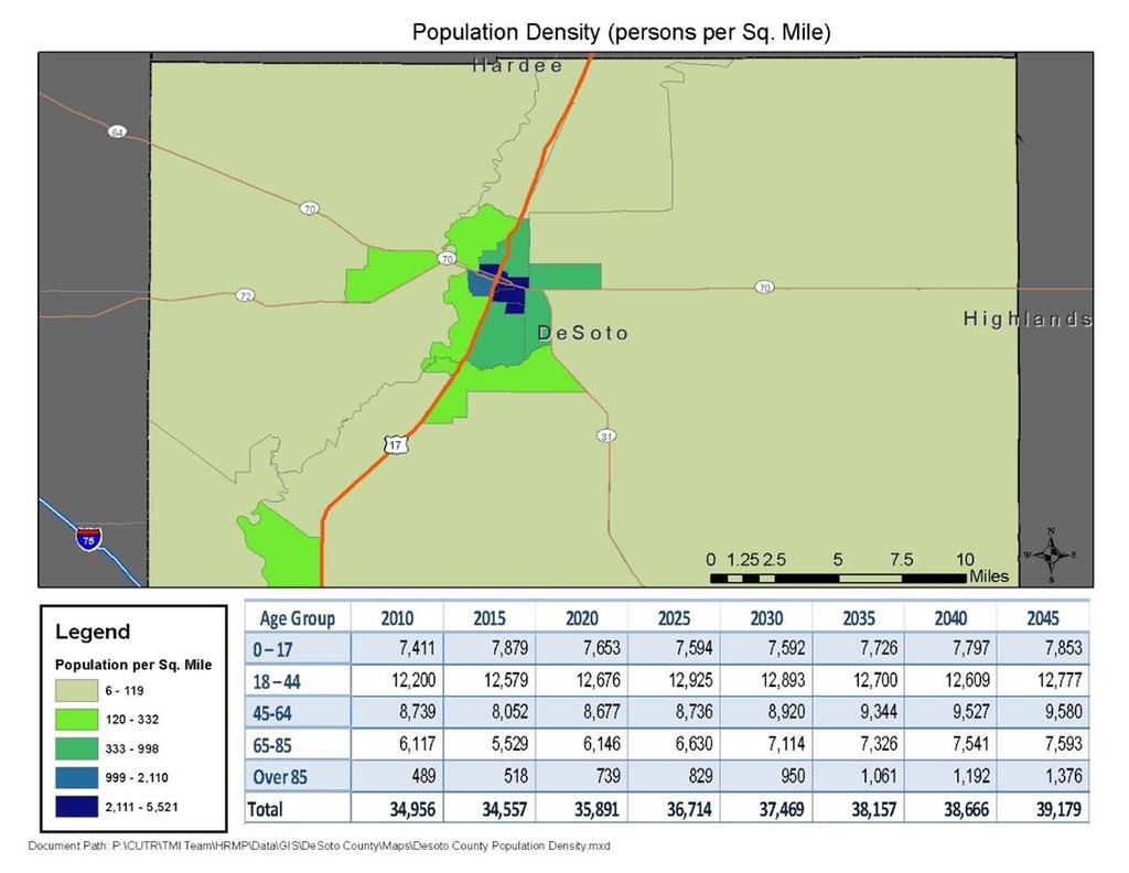 Desoto County DART (Arcadia Circulator)(HRMP) Demand Response CTC Services Managed by MV CFRPC /