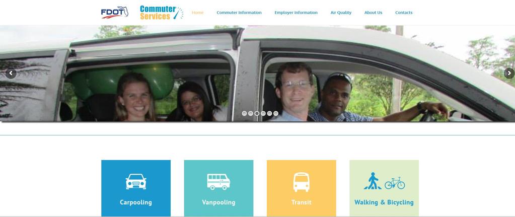 Commuter Services Launched in 2007, Commuter Services is a program of the Florida Department of