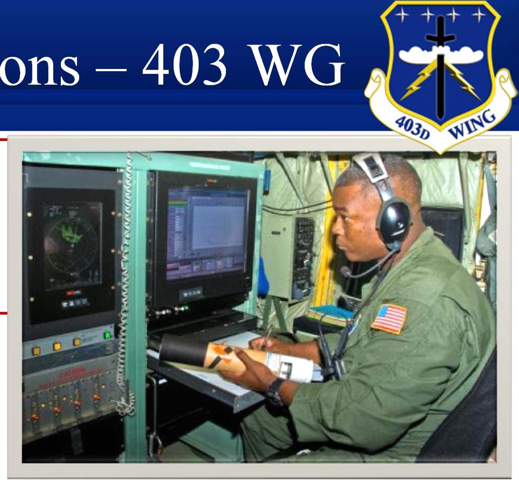 Weather Reconnaissance commitment WC 130Js are equipped with