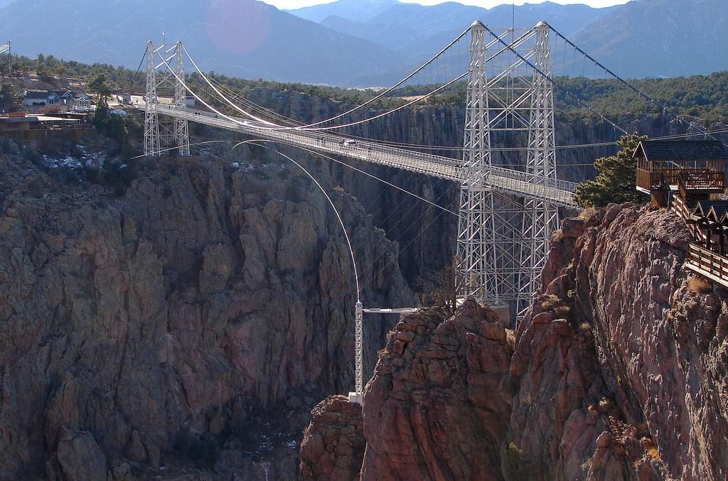 Built in 1929, the Royal Gorge Bridge was the highest suspension bridge in the world until 2001 and remains the highest bridge in the USA.