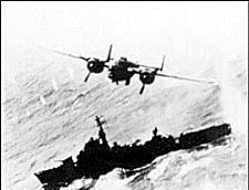 BATTLE OF THE BISMARCK SEA (14 MARCH 1943) Throughout July and August, Allied aircraft that had survived the Japanese invasion of the Philippines were now operating out of Australia.