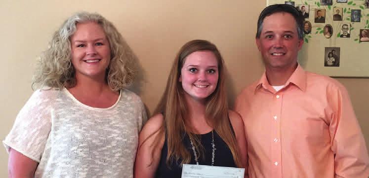 She received a $1000 scholarship for her essay on the importance of the Bacon s Rebellion in