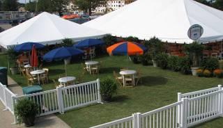 Corporate Private Hospitality Private tent includes tables,