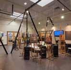 The renovated facility includes new drawing and painting studios, a