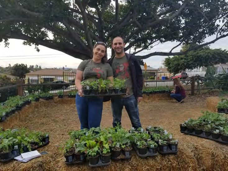SCHOOL GARDEN SUPPORT T he RCD continued its partnership with the San Diego County School Garden Collaborative in 2017 to provide support to schools in developing and using their school gardens.