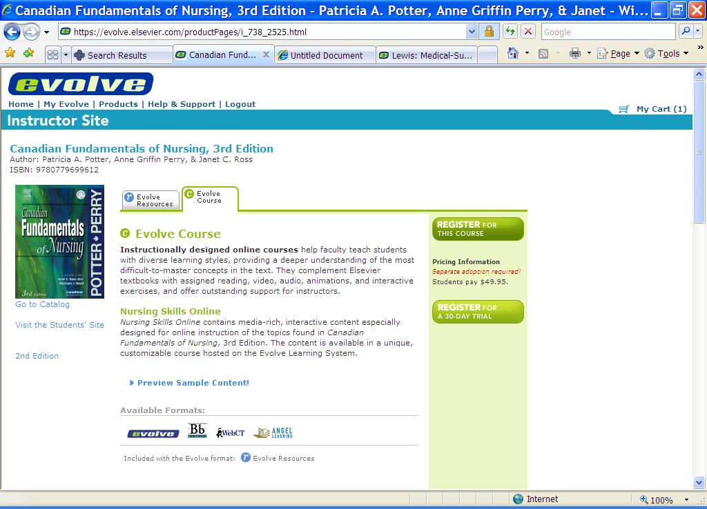 Evolve Online Course Elsevier s Online courses are available in most school CMS or can be hosted by Evolve using Evolve