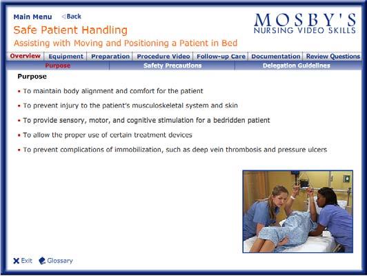 Mosby s Nursing Video Skills (available Spring 2008) A