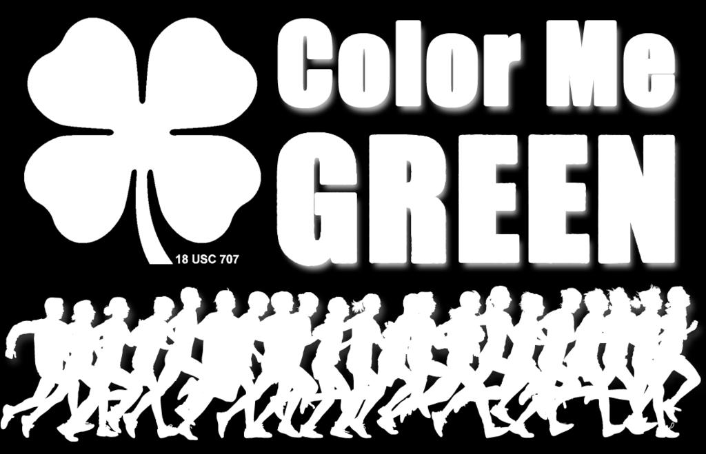 Registration: Color Me Green Fun Run 11:30 a.m.