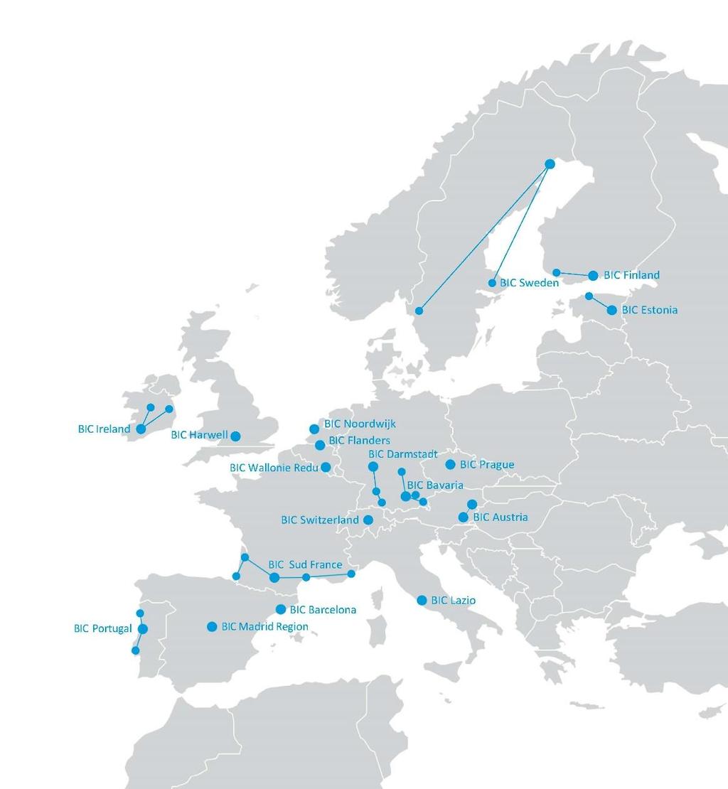 ESA BUSINESS INCUBATION Network of 18 centres in 15 ESA countries supporting space-related start-ups to get their business off the ground.