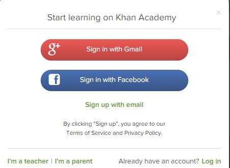 Step 1: Creating a Khan Academy Account Log in to Khan Academy or Create a Khan Academy account - Go to satpractice.