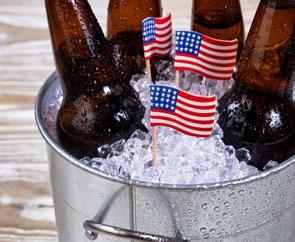 it. Red, White and Brew Sit down and grab a beer or soft drink as you catch up with old friends at our patriotic watering hole