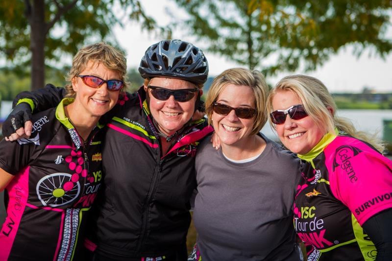 Register the team captain The easiest way to register for the YSC Tour de Pink is online at ysctourdepink.org.