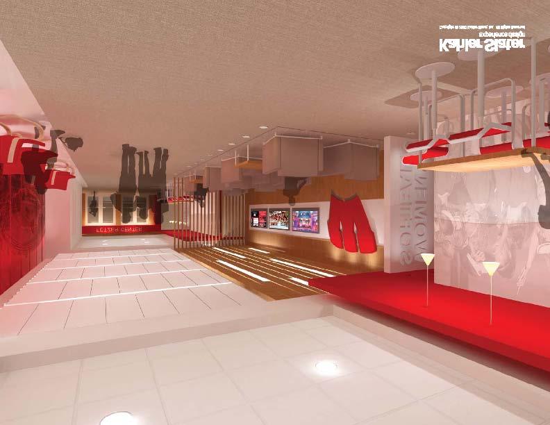 In addition to the construction of the new Badger Performance Center, the basement of the McClain Center will be renovated to provide expanded and enhanced space for the Athletic Training Room and