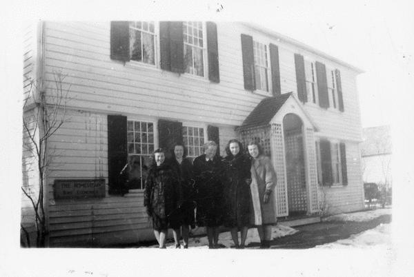 Du Bois Library, University of Massachusetts Amherst Homestead House on original site, no