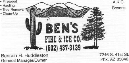 ReddyICE Distributor Benson H. Huddleston General Manager/Owner Cubes Blocks 7lb. - 10lb 20lb. Mixed Firewood 7246 S.