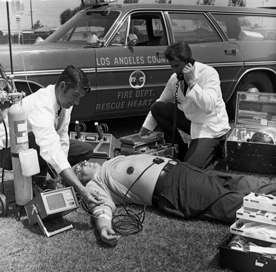 paramedics, and the heart car July 14, 1970: