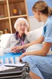 Big cost savings with home nursing care vs.