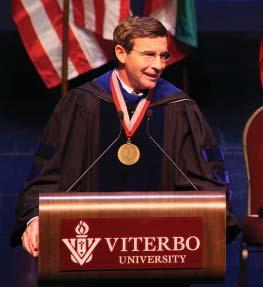 THE Wisconsin INDEPENDENT Summer 2007 Page 3 Richard Artman installed as Viterbo University s eighth president Viterbo president Dr.