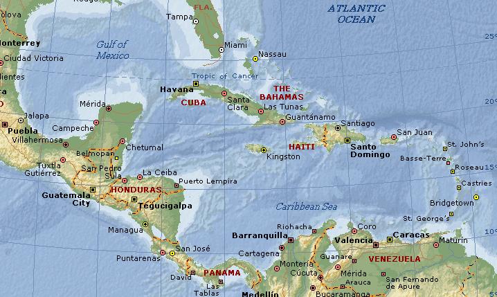 Caribbean Offshore Oil & Gas Exploration USA Bahamas Cuba Active/Potential Offshore Drilling Intended Future