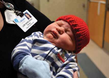 StatLine February 13, 2018 American Heart Association Donates Red Hats Volunteers for the American Heart Association are celebrating American Heart Month by knitting red hats for newborns.