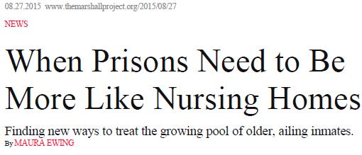 America s prison population is rapidly graying, forcing corrections departments to confront the rising costs and challenges