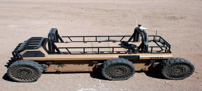 Figure 4: Multifunctional Utility and Logistic/Equipment support vehicle (MULE) The Class I Unmanned Aerial Vehicle (UAV) provides the infantry soldier with Reconnaissance, Surveillance and Target