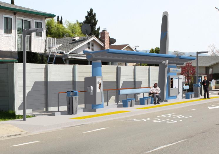 ACE Train service Santa Clara/Alum Rock Bus Rapid Transit station design Rendering of future BRT vehicle o In December 2012, the VTA Board of Directors amended the 2000 Measure A Transit Improvement