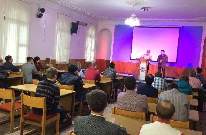 My first stop was Kyiv, Ukraine, where I visited the Kyiv Theological Seminary.