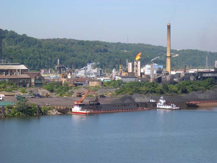 6-54 These three rivers are used to carry raw materials, bulk and manufactured goods for many industries in the region.