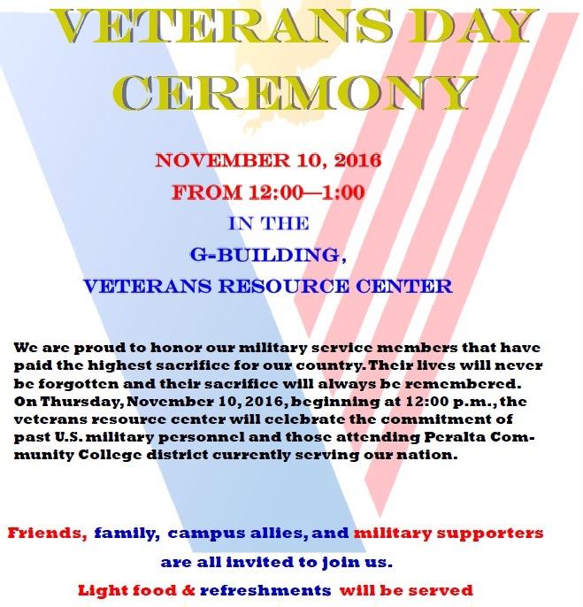 Monday s Movie Night, December 5, from 3:30 to 5:30 p.m., and a special Veterans Day event on November 10. For more information contact Jamar Mears.