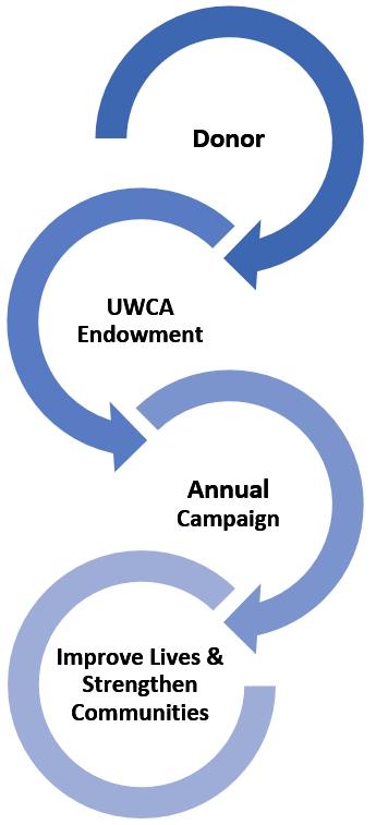 The Endowment - Generates contributions to the annual campaign, thereby perpetuating the giving vision of the donor.