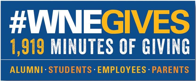 A gift every year makes a difference every day: wne.edu/thefund. Please send nominations via mail or email to: Dr.