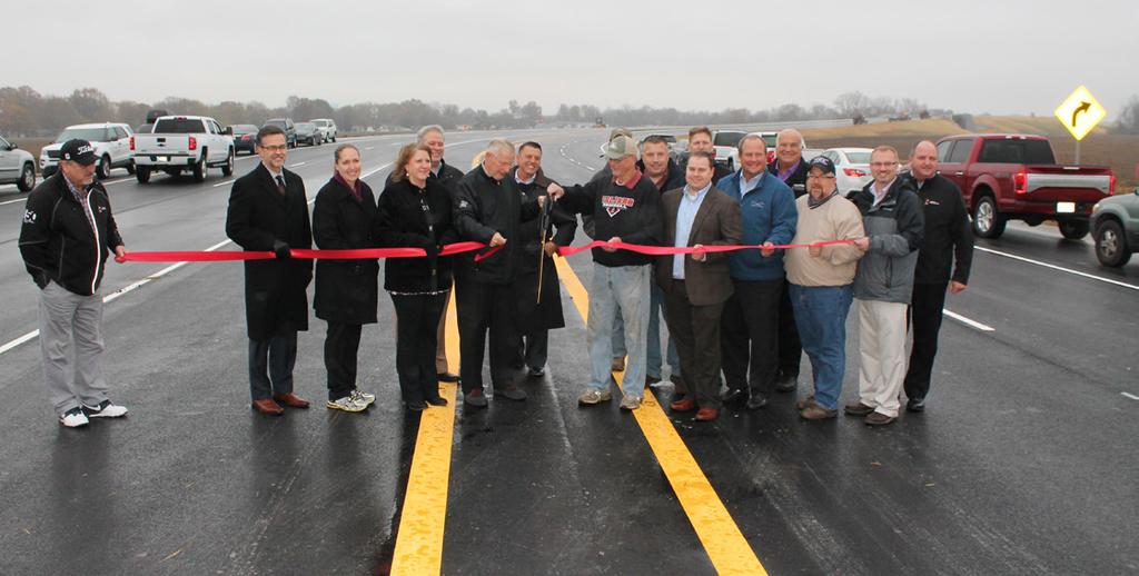 Figure 06 A ribbon cutting ceremony in October 2017 signalled completion for the Churchman Ave.