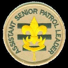 ASSISTANT SENIOR PATROL LEADER Position description: The Assistant Senior Patrol Leader is the second highest-ranking youth leader in the troop; appointed by the Senior Patrol Leader with the