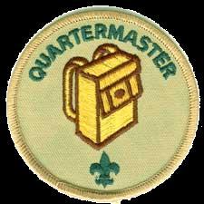 TROOP QUARTERMASTER Position description: The Quartermaster keeps track of troop equipment and sees that it is in good working order.