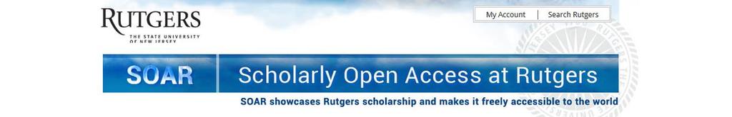 Rutgers Open Access Policy & SOAR Rutgers University Senate September 18, 2015 Jane Otto University Senate RGPEC;