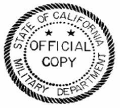 State of California Military Department Cadet Regulation 3 Joint Force Headquarters Effective 1 September 2018 Headquarters, California Cadet Corps Sacramento, California CALIFORNIA CADET CORPS