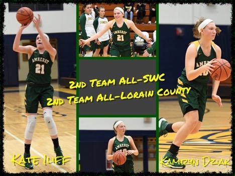 Kate Iliff 2nd Team All-SWC 2nd Team All-Lorain County Honorable Mention All-District