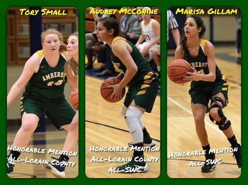 Tory Small Honorable Mention All-Lorain County Audrey McConihe Honorable Mention